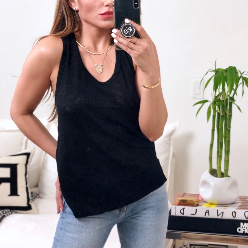 LAST 1️⃣ | MICHELLE Racerback Tank - BLACK - Picture 3 of 8